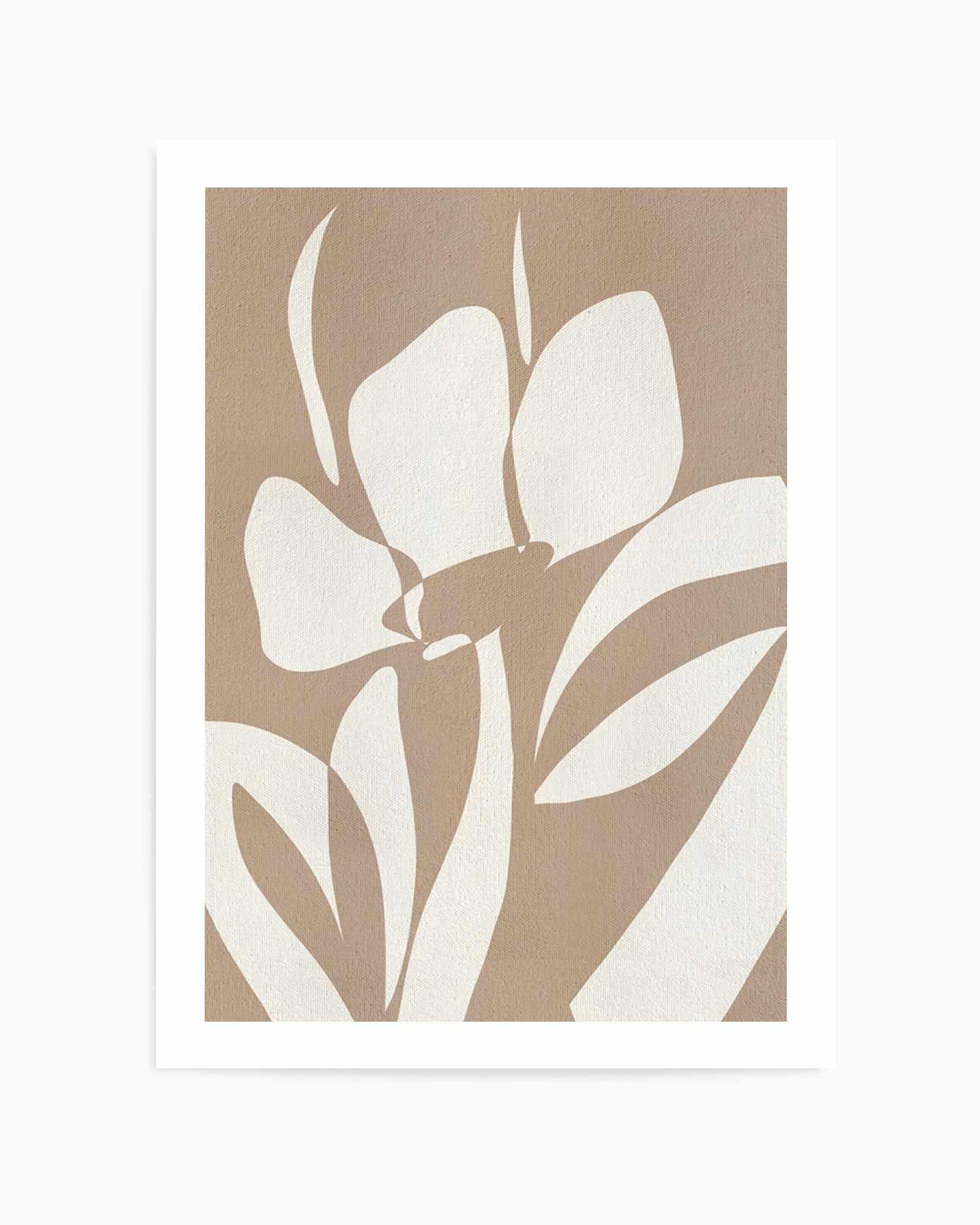 Muted Petals No 3 by Shatha Al Dafai | Art Print from Olive et Oriel where you can shop wallpaper and artworks online