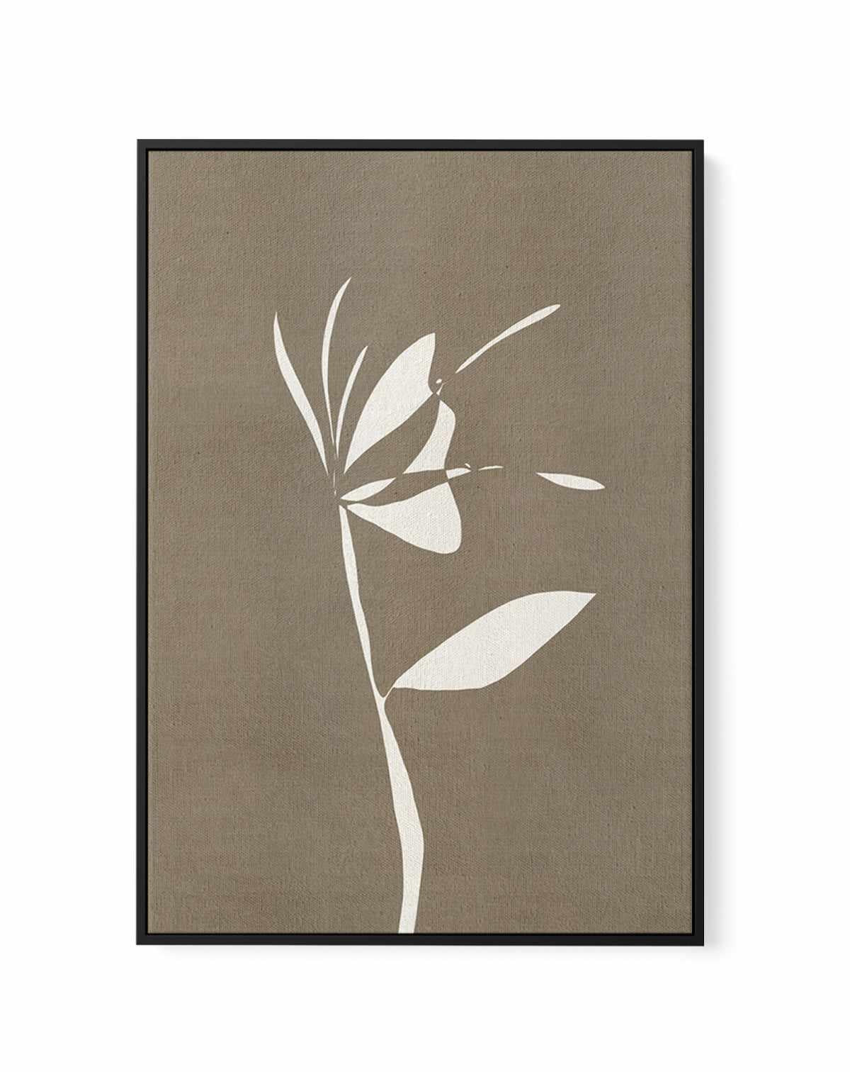 Muted Petals No 6 by Shatha Al Dafai | Framed Canvas Art Print from Olive et Oriel where you can shop wallpaper and artworks online