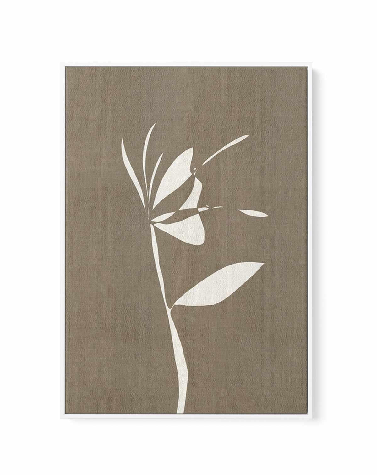 Muted Petals No 6 by Shatha Al Dafai | Framed Canvas Art Print from Olive et Oriel where you can shop wallpaper and artworks online