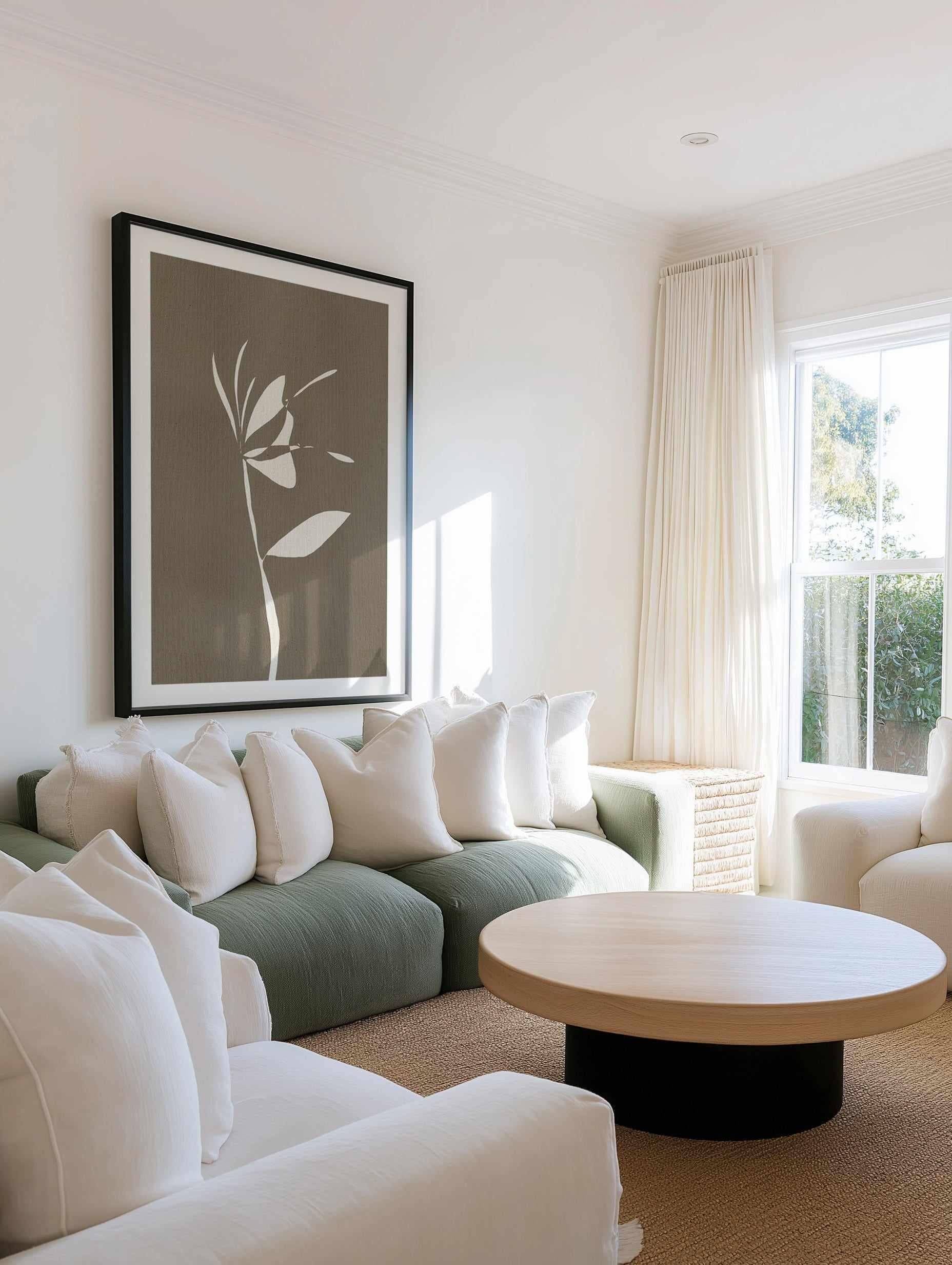 Muted Petals No 6 by Shatha Al Dafai | Art Print from Olive et Oriel where you can shop wallpaper and artworks online