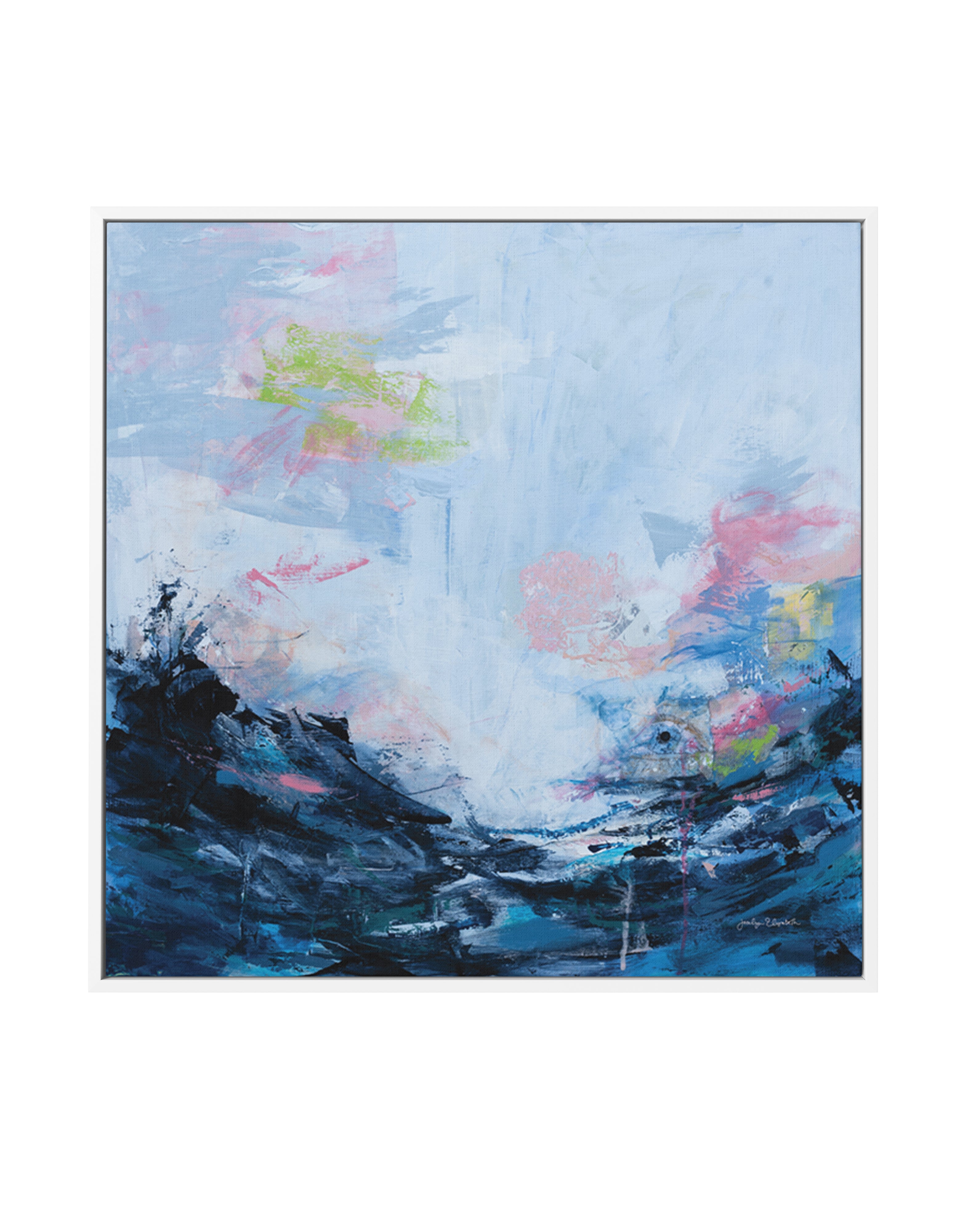 My Body Moves | Framed Canvas Art Print