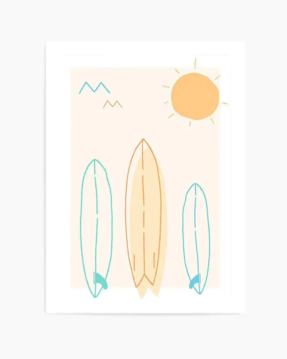 My Happy Place Art Print from Olive et Oriel where you can shop wallpaper and artworks online