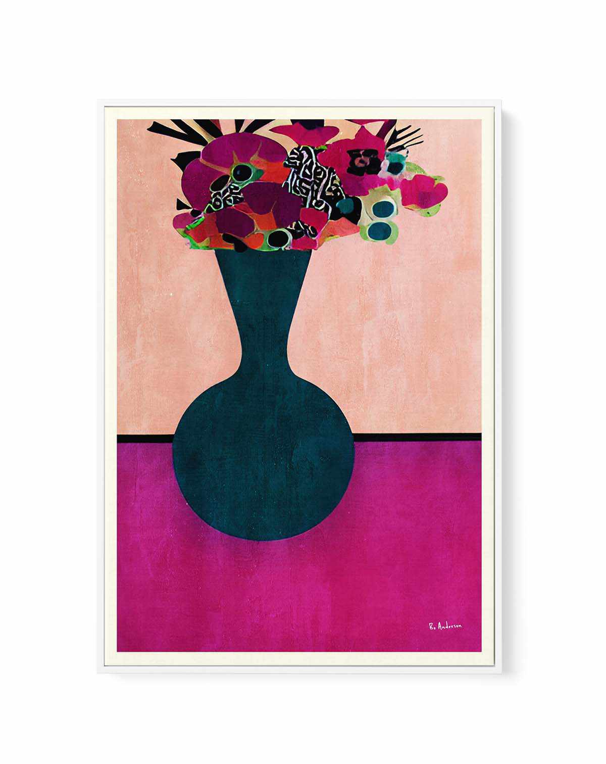 My Little Flowers by Bo Anderson | Framed Canvas Art Print