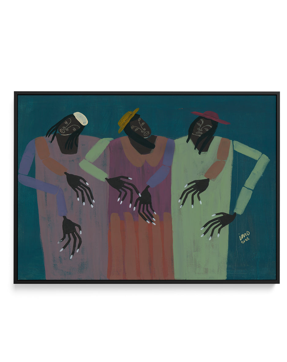 My People by Studio IMO | Framed Canvas Art Print