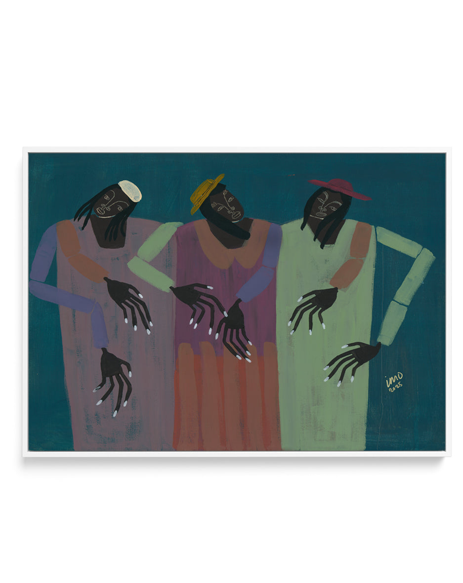 My People by Studio IMO | Framed Canvas Art Print
