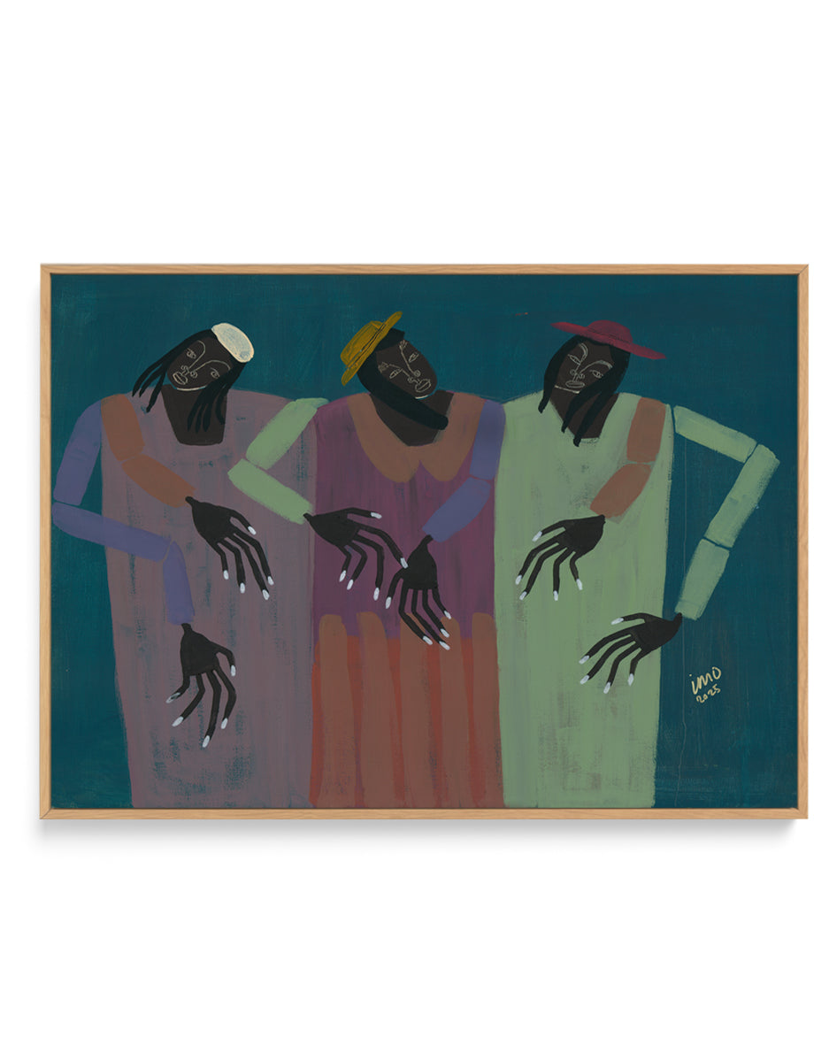 My People by Studio IMO | Framed Canvas Art Print