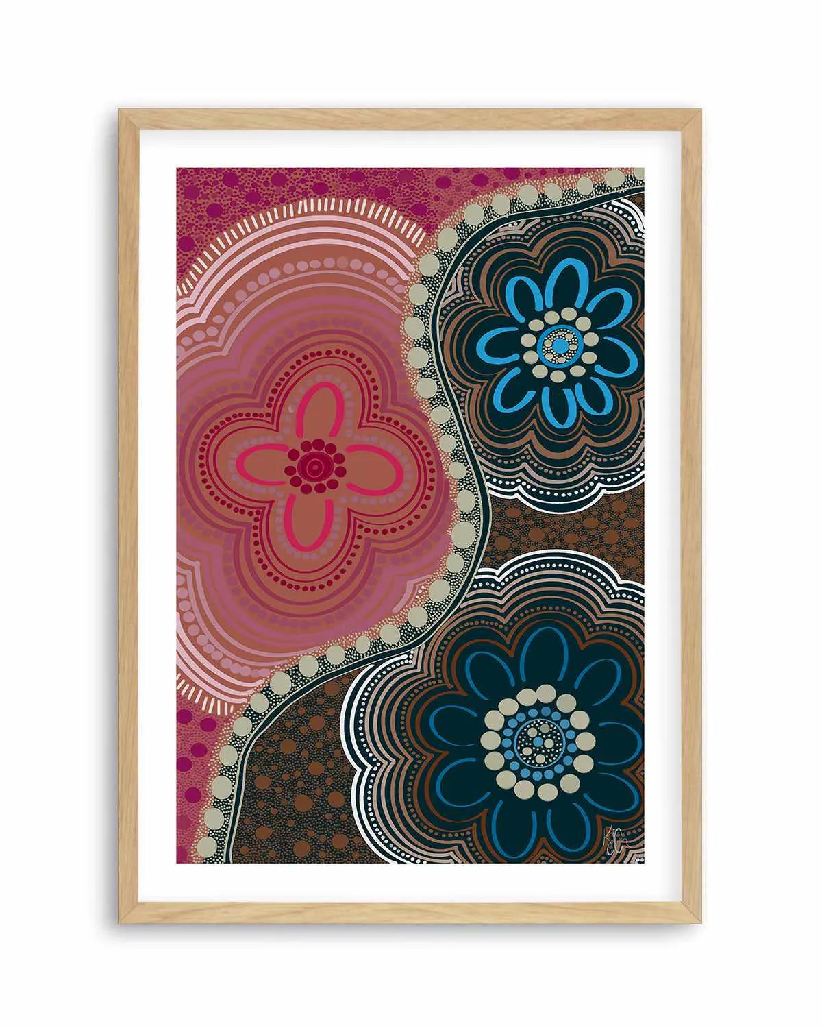 My Three by Kiz Costelloe Art Print from Olive et Oriel where you can shop wallpaper and artworks online