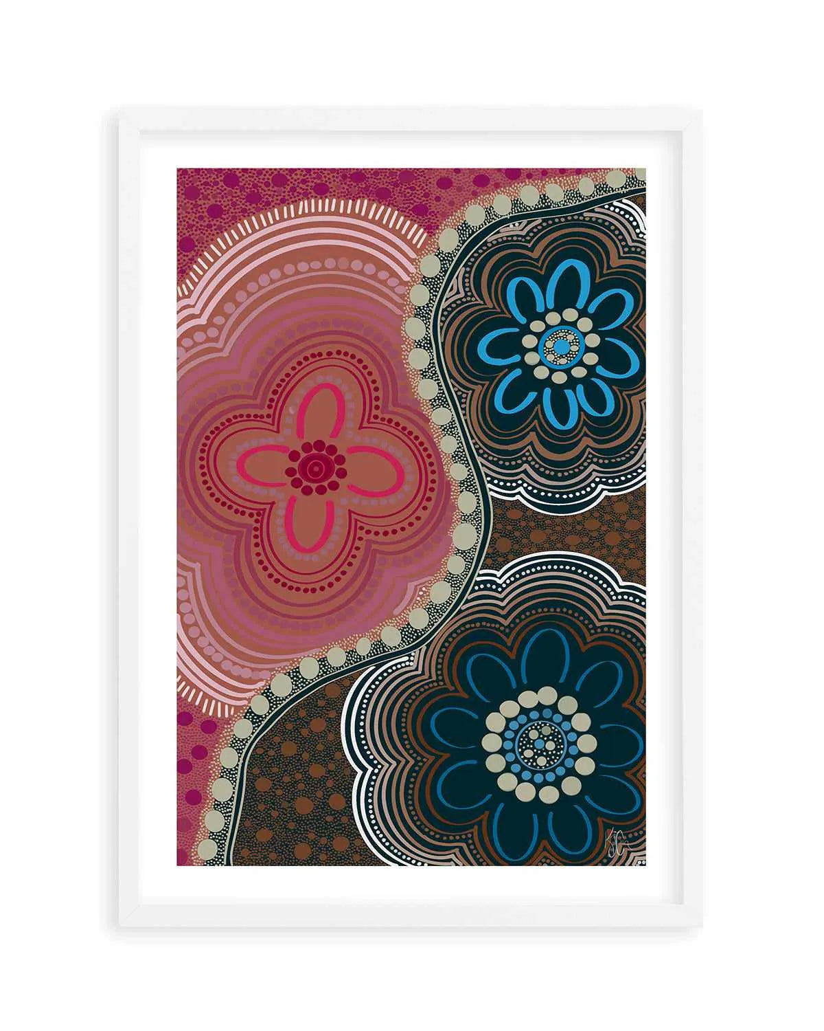 My Three by Kiz Costelloe Art Print from Olive et Oriel where you can shop wallpaper and artworks online