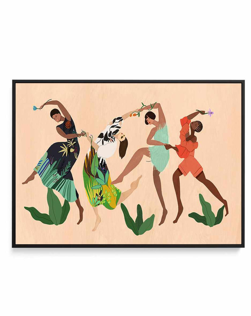 My Tribe II by Arty Guava | Framed Canvas Art Print