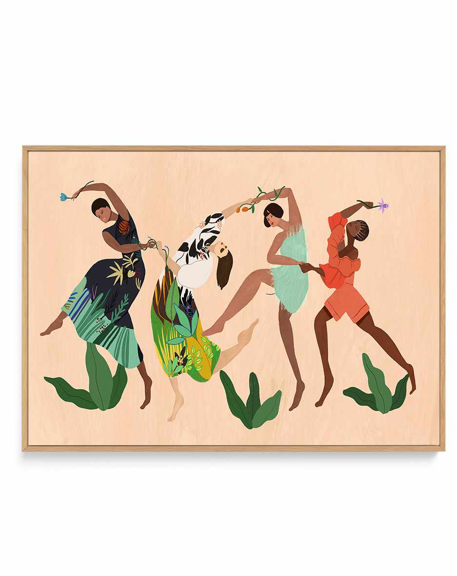 My Tribe II by Arty Guava | Framed Canvas Art Print