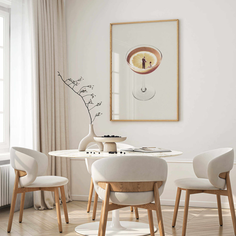 My Drink Needs a Drink By Maarten Leon | Art Print from Olive et Oriel where you can shop wallpaper and artworks online