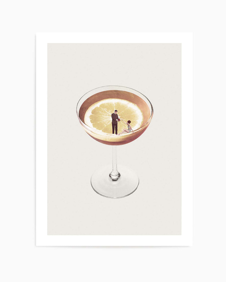 My Drink Needs a Drink By Maarten Leon | Art Print from Olive et Oriel where you can shop wallpaper and artworks online