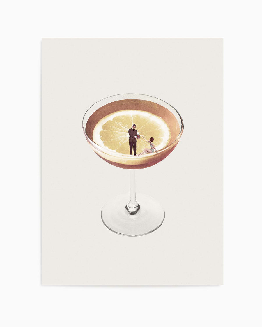 My Drink Needs a Drink By Maarten Leon | Art Print from Olive et Oriel where you can shop wallpaper and artworks online