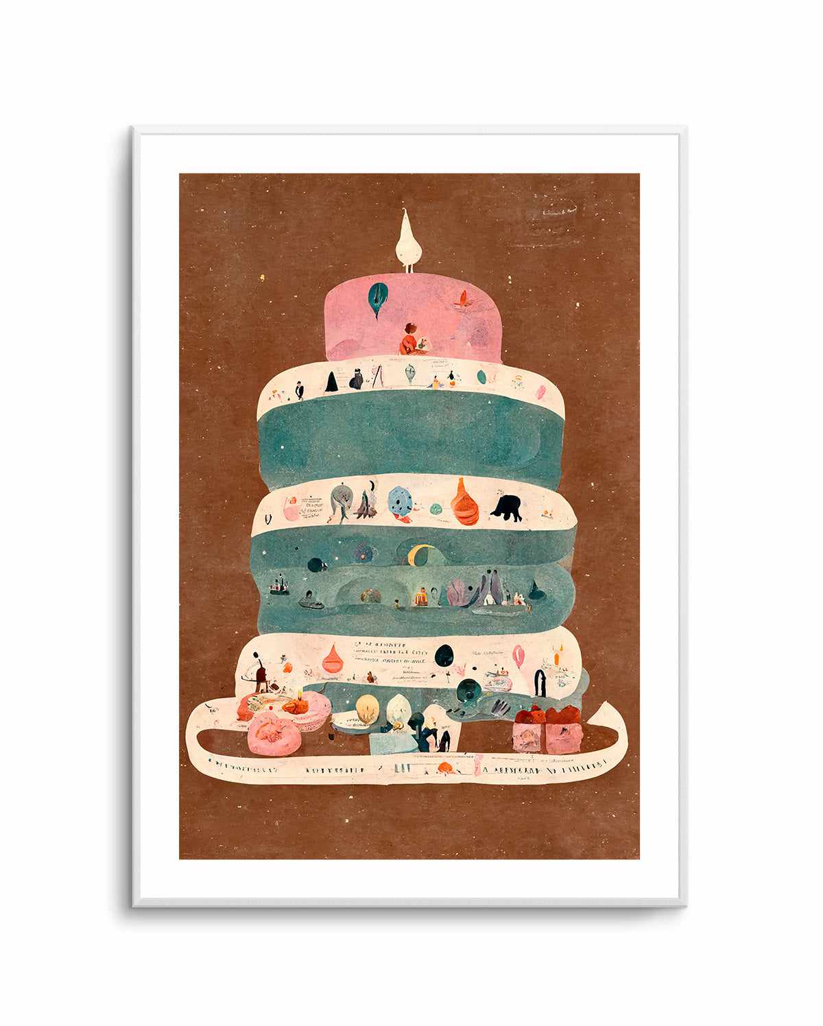 My first bithday By Treechild | Art Print