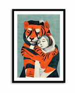 My Tiger and Me By Treechild | Art Print