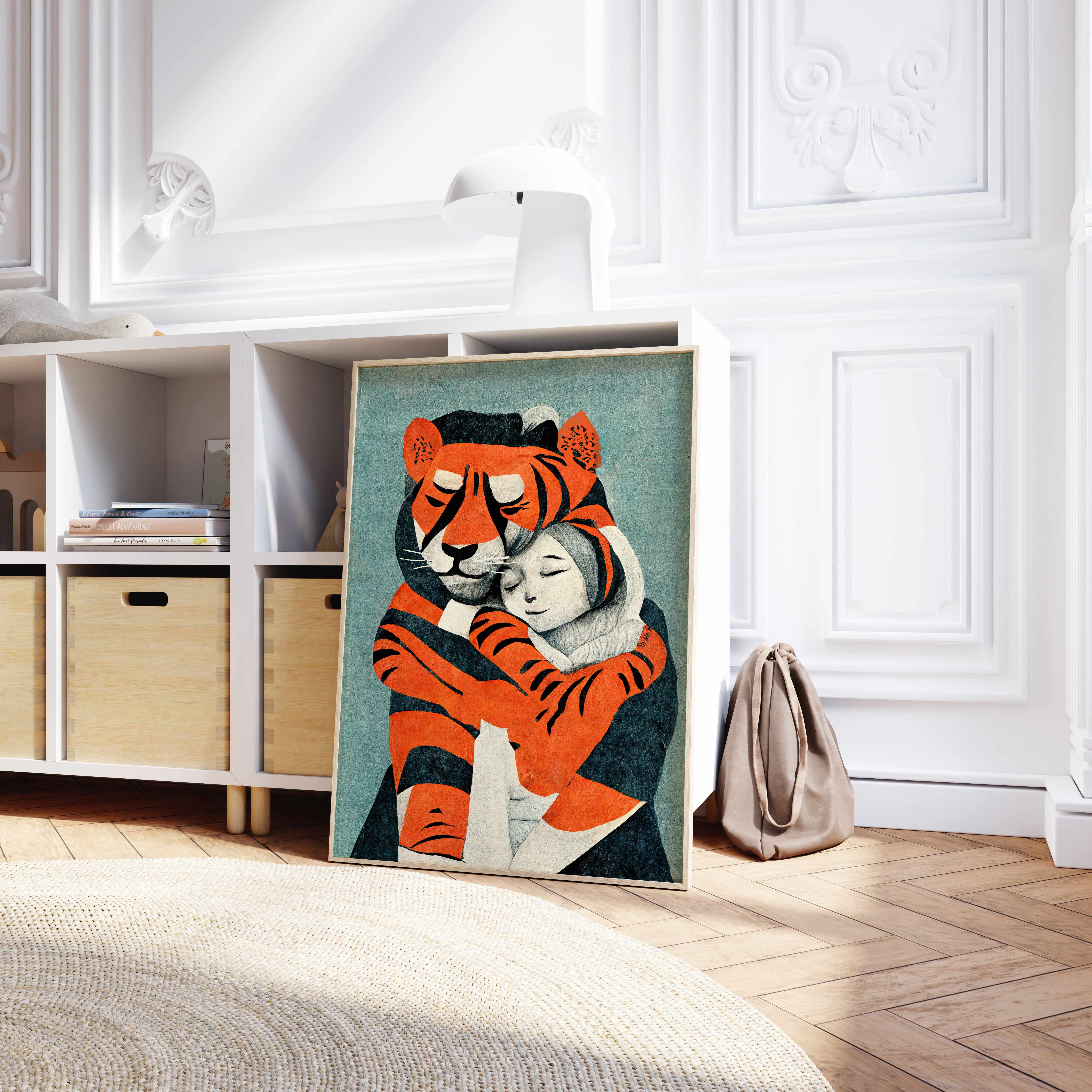 My Tiger and Me By Treechild | Art Print