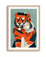 My Tiger and Me By Treechild | Art Print