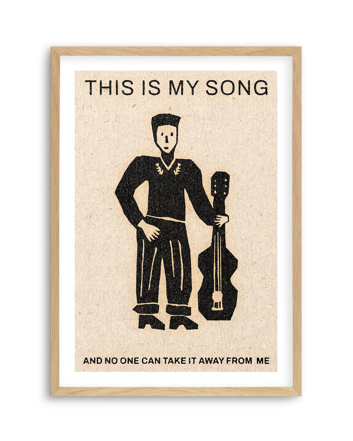 My Song by David Schmitt Art Print