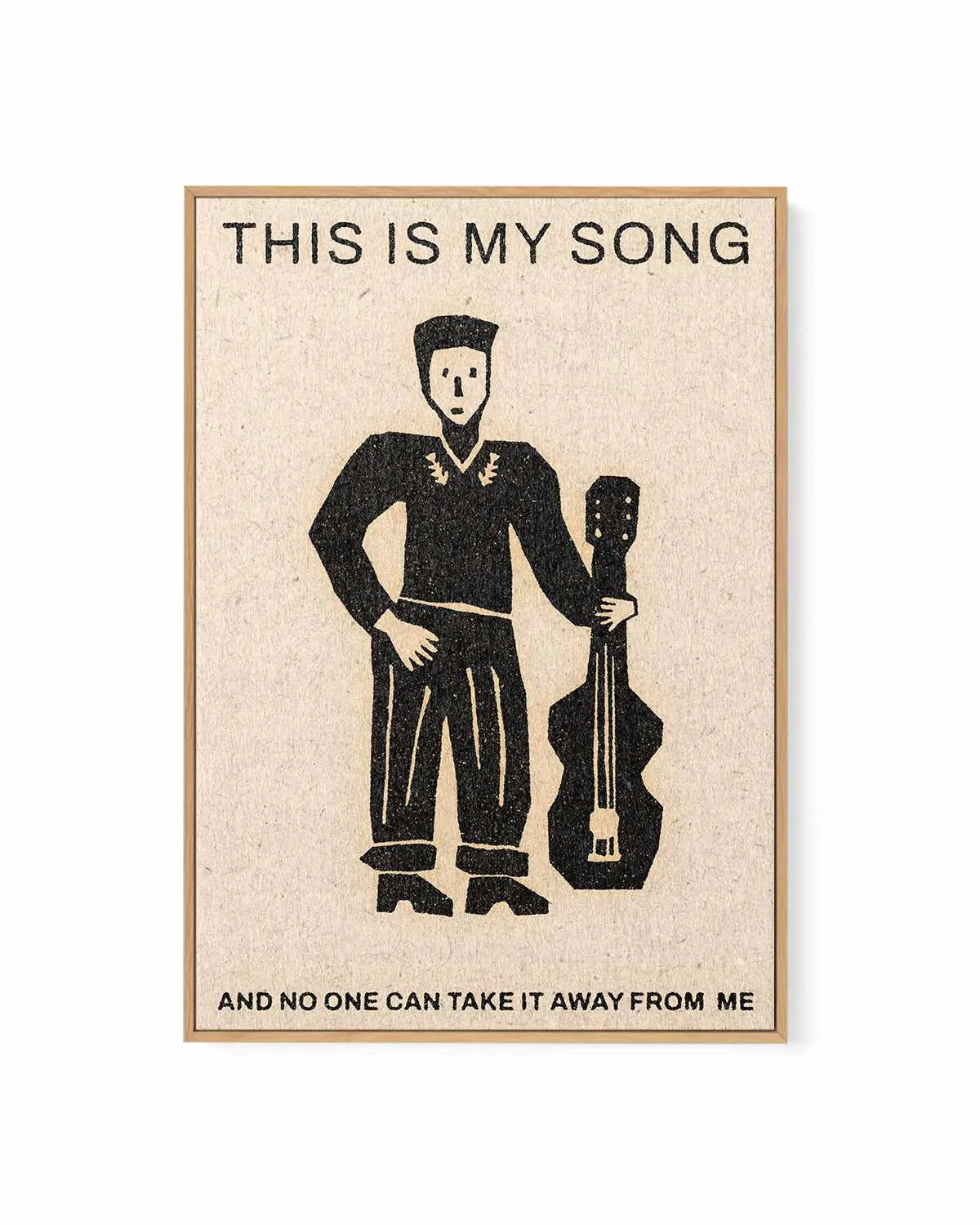 My Song by David Schmitt | Framed Canvas Art Print from Olive et Oriel where you can shop wallpaper and artworks online