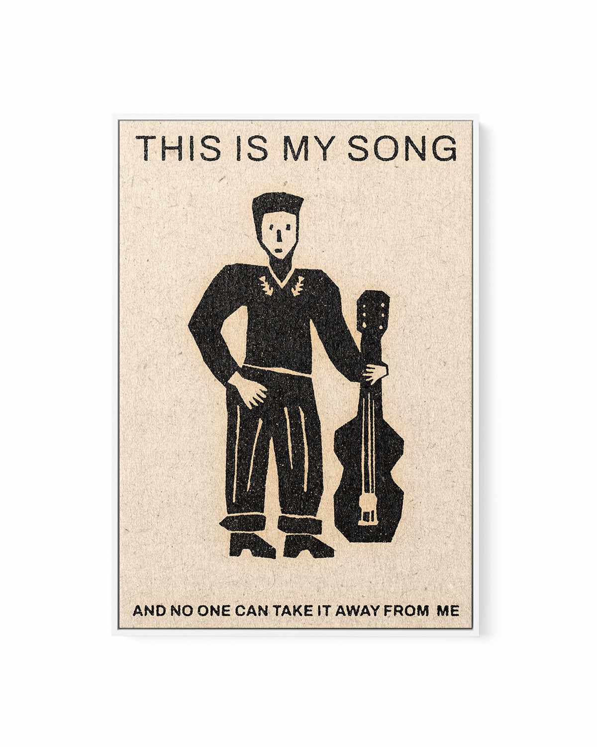 My Song by David Schmitt | Framed Canvas Art Print