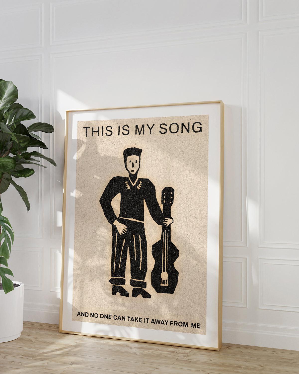 My Song by David Schmitt Art Print