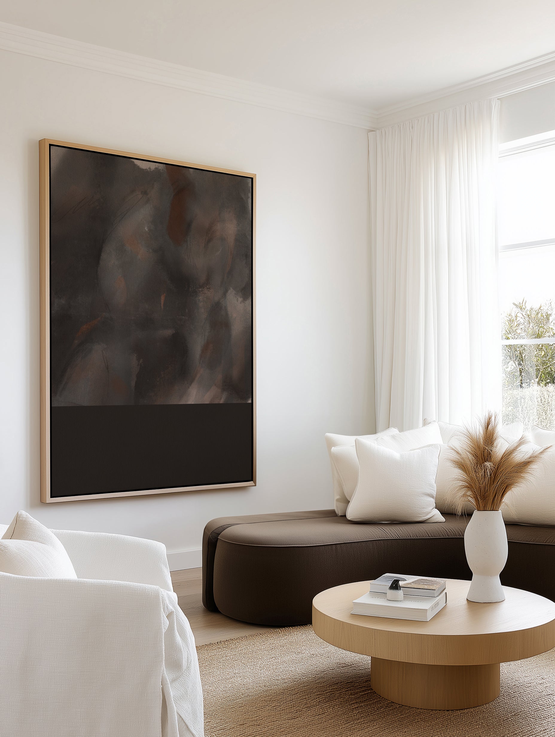 Mystic Land by Shatha Al Dafai | Framed Canvas Art Print