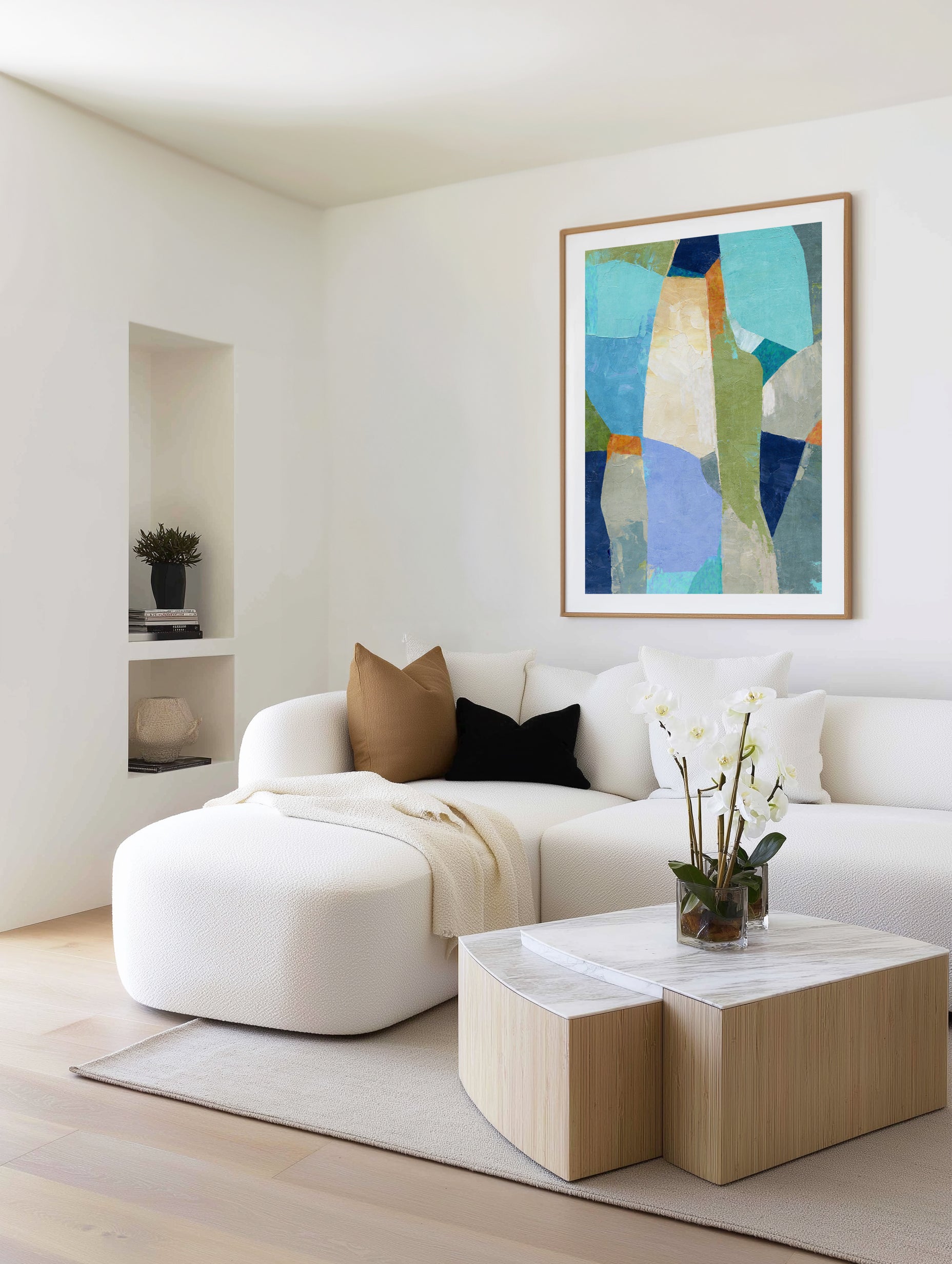 Blue Balcony by Suzanne Nicoll | Art Print