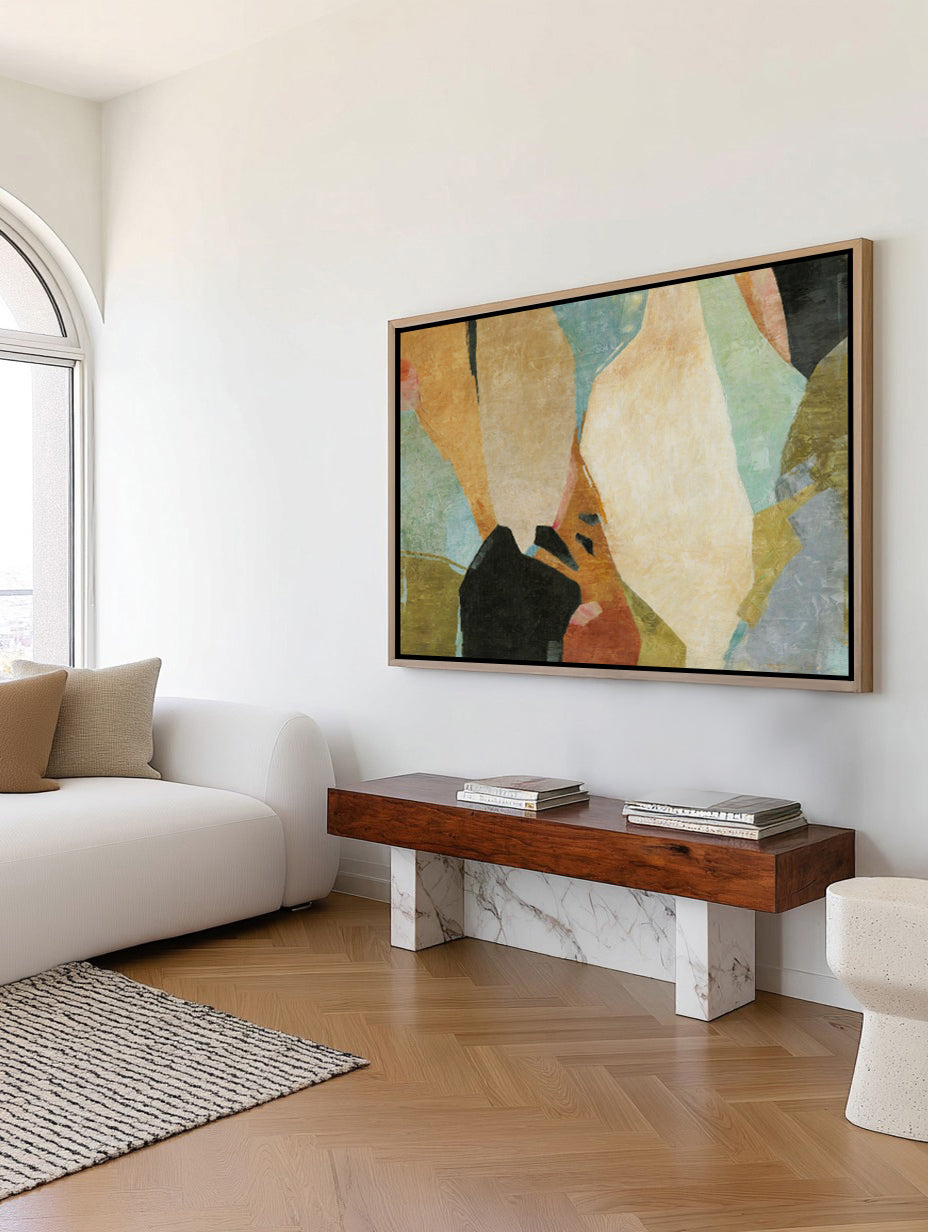 Fragments by Suzanne Nicoll | Framed Canvas Art Print