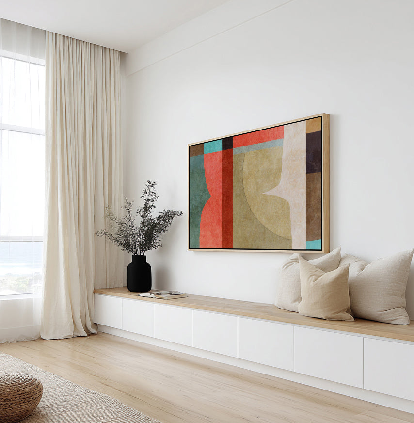 Intersection by Suzanne Nicoll | Framed Canvas Art Print