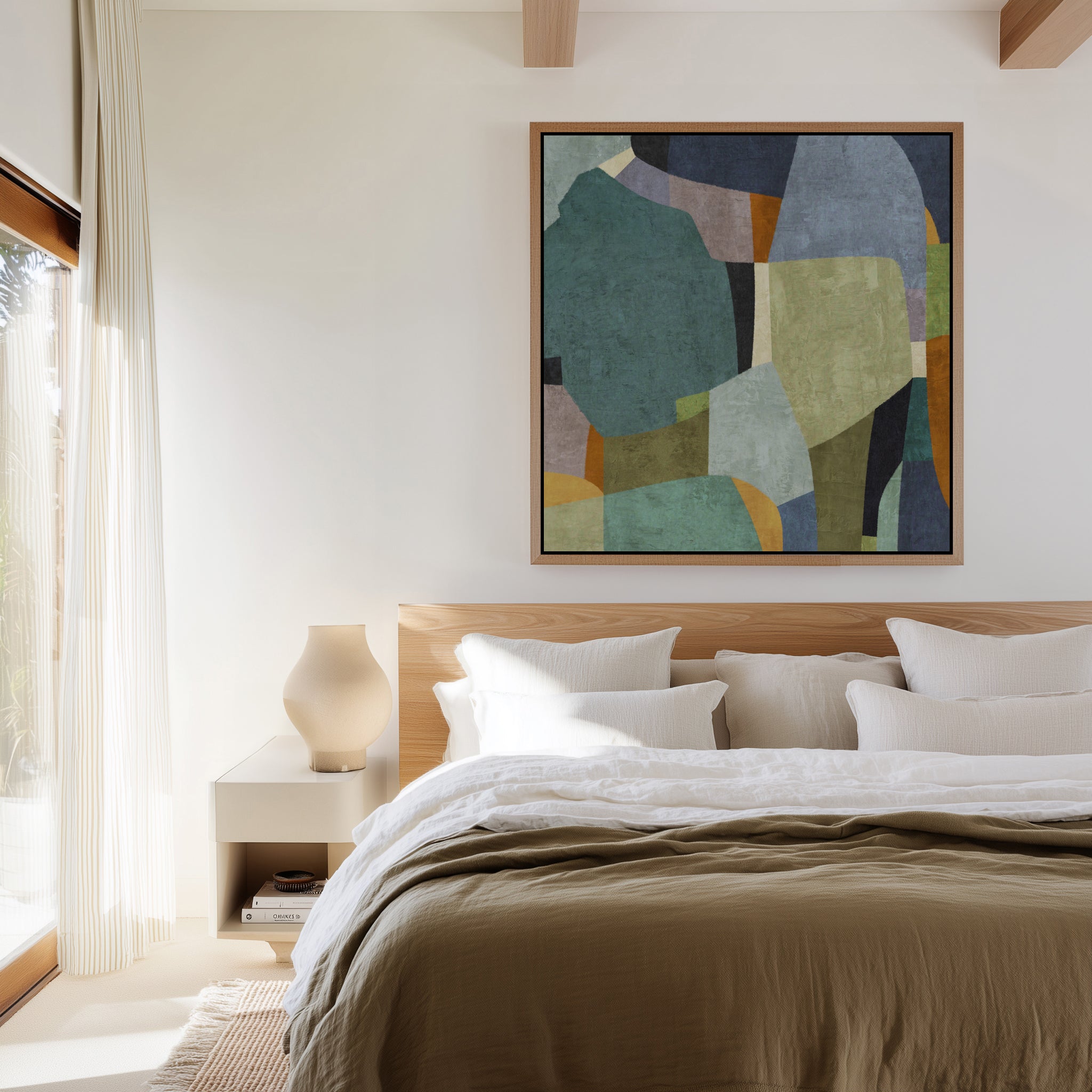 Passing Forms by Suzanne Nicoll | Framed Canvas Art Print