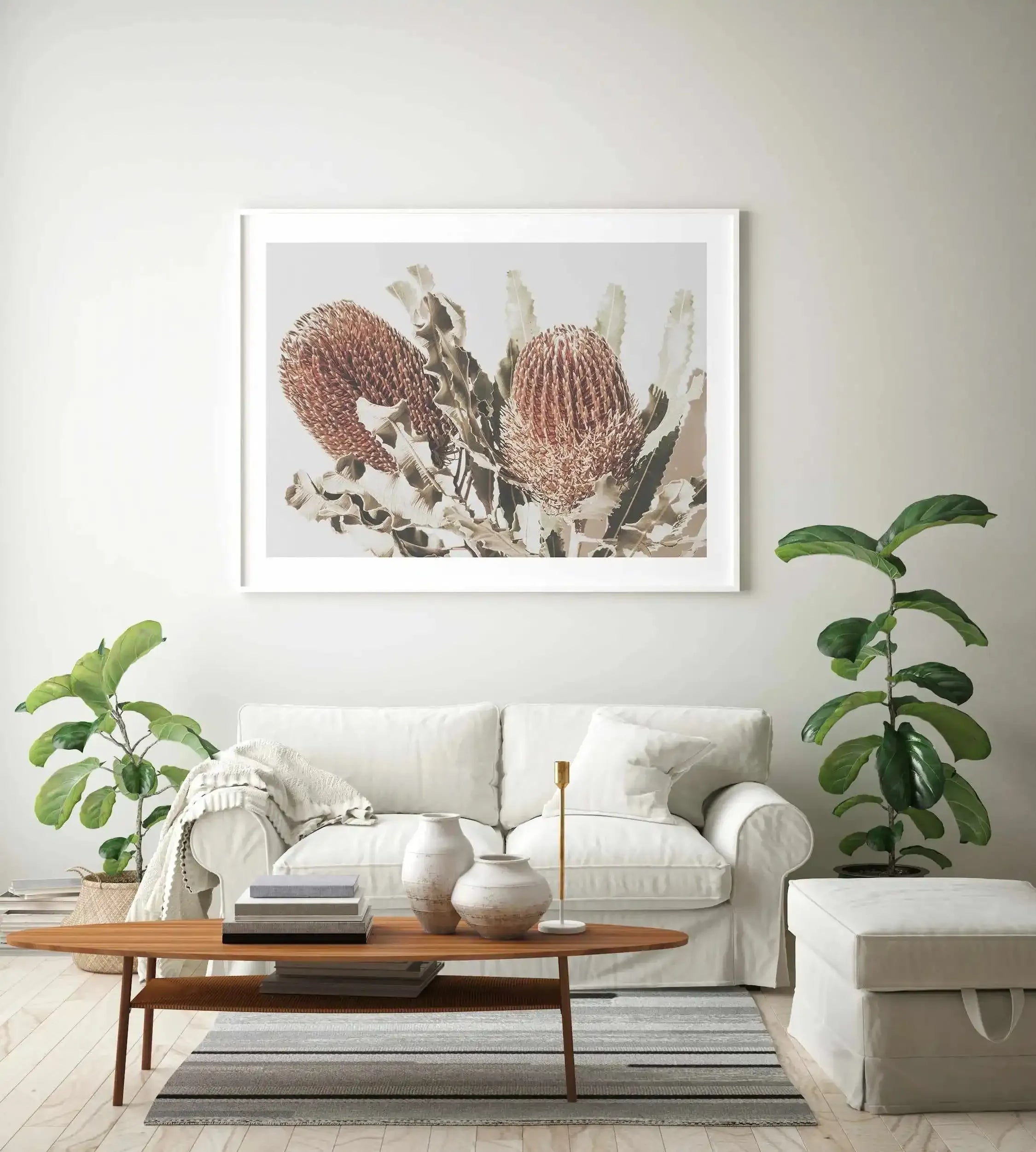 Native Banksia | LS Art Print-PRINT-Olive et Oriel-Olive et Oriel-Buy-Australian-Art-Prints-Online-with-Olive-et-Oriel-Your-Artwork-Specialists-Austrailia-Decorate-With-Coastal-Photo-Wall-Art-Prints-From-Our-Beach-House-Artwork-Collection-Fine-Poster-and-Framed-Artwork
