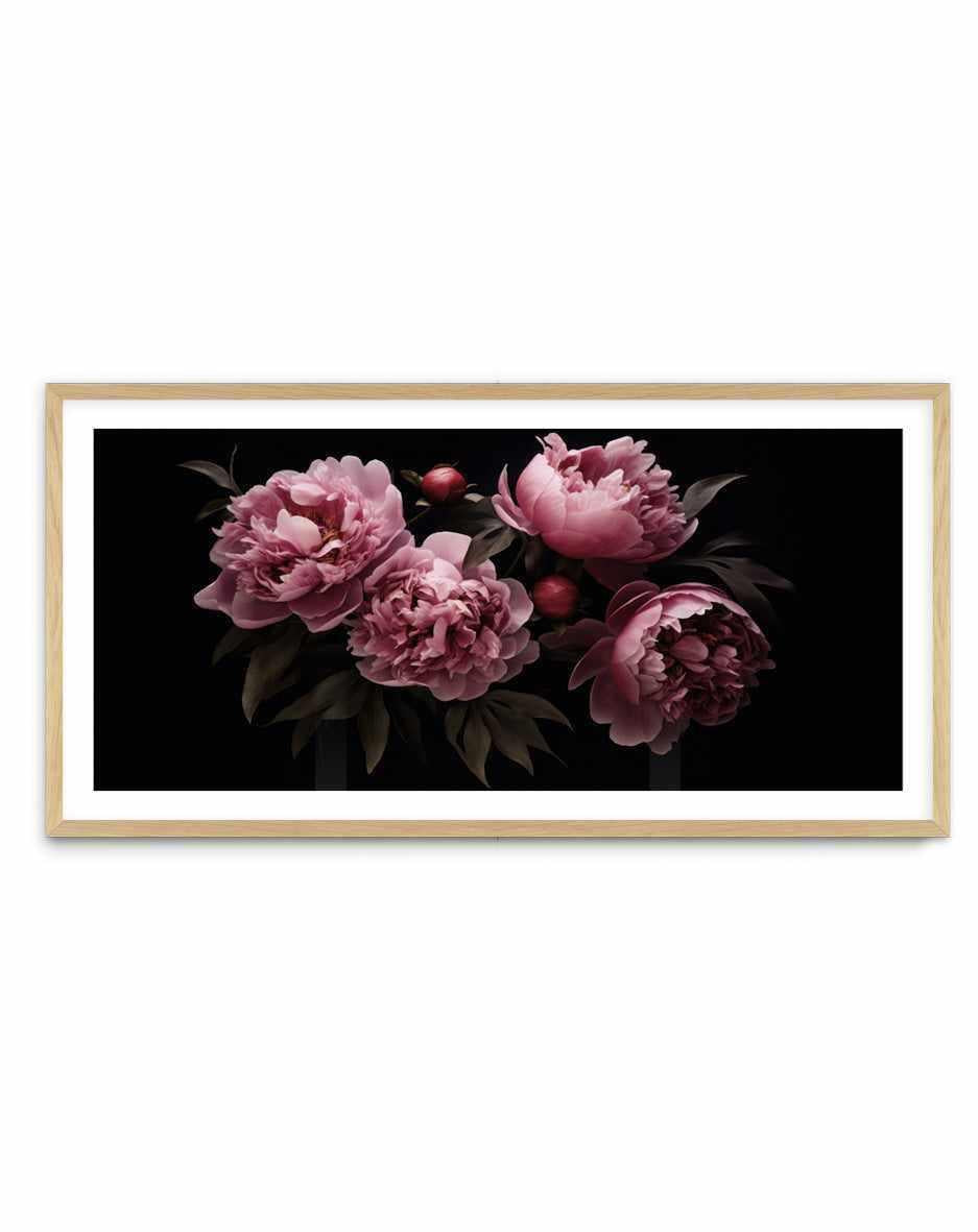Nostalgic Mood Opulent Flowers By Andrea Haase | Panoramic Art Print from Olive et Oriel where you can shop wallpaper and artworks online