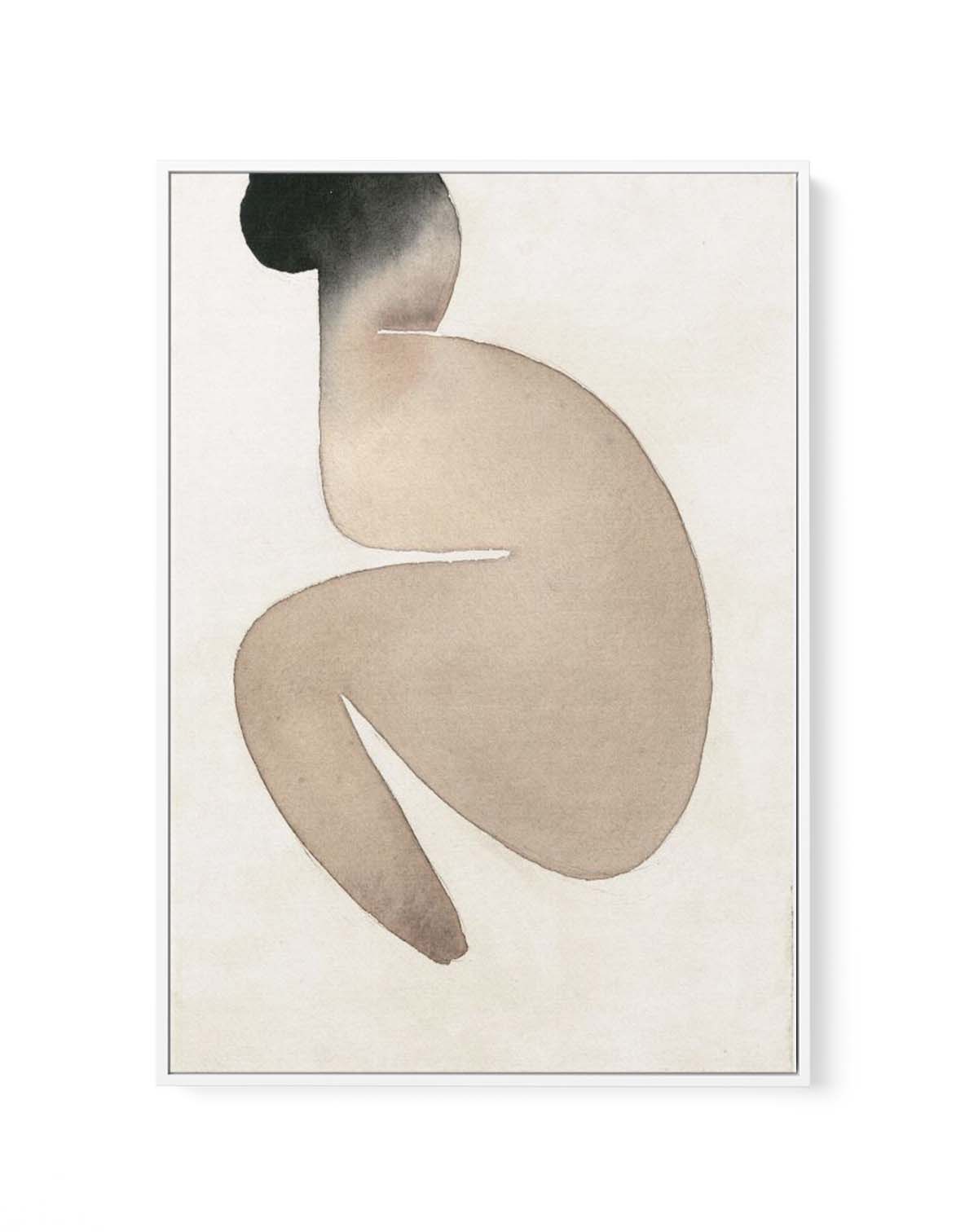 NUDE By Jorgen Hansson | Framed Canvas Art Print