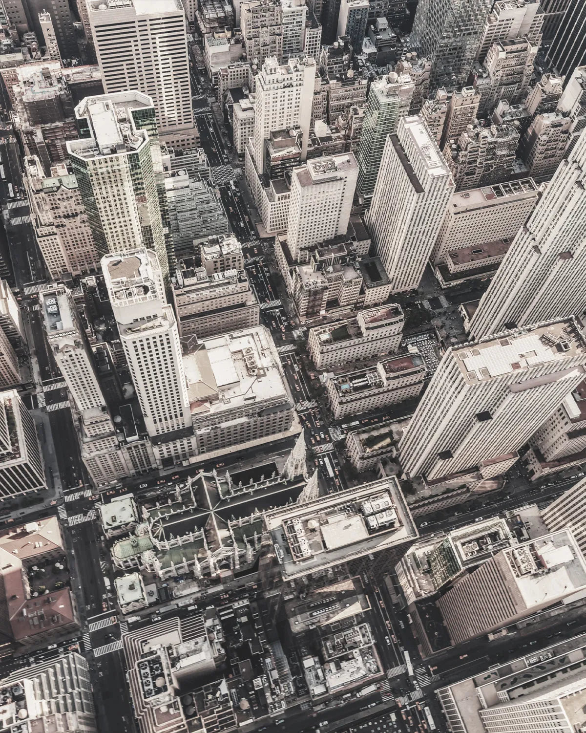 NYC Above the Streets Photo Mural Wallpaper from Olive et Oriel where you can shop wallpaper and artworks online