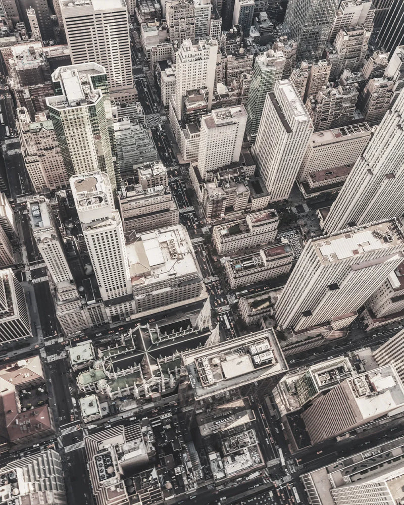 NYC Above the Streets Photo Mural Wallpaper from Olive et Oriel where you can shop wallpaper and artworks online