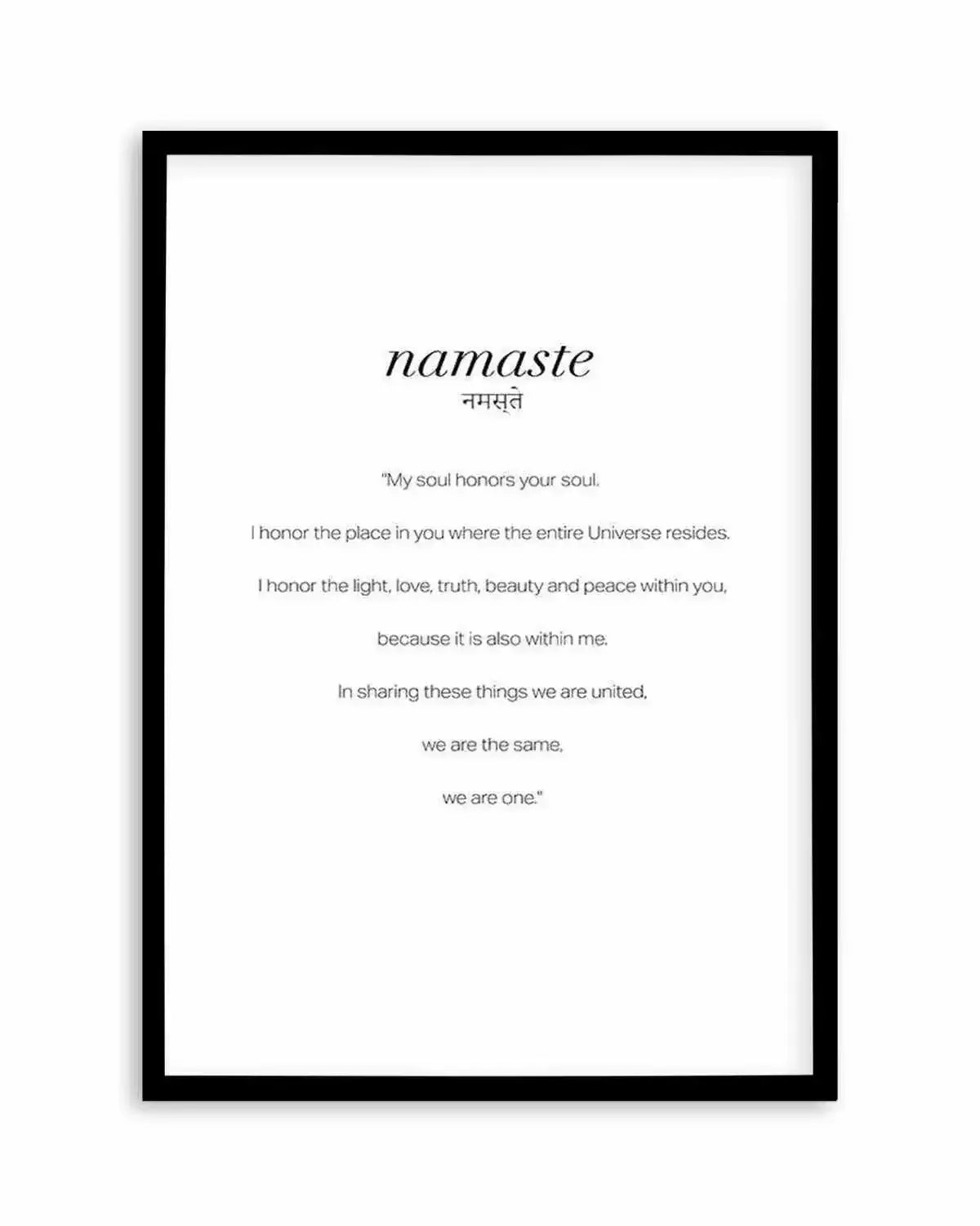 Namaste Art Print from Olive et Oriel where you can shop wallpaper and artworks online