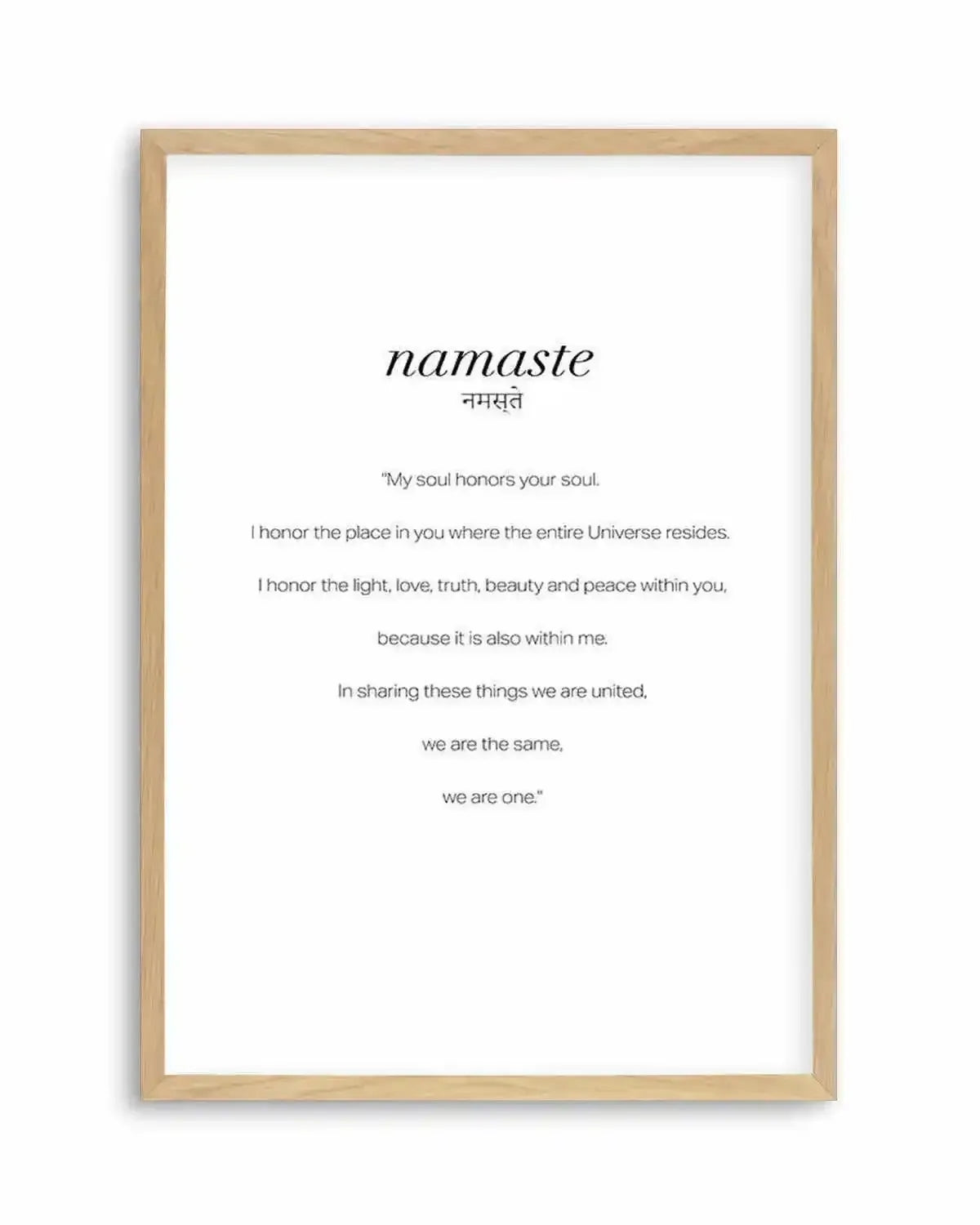 Namaste Art Print from Olive et Oriel where you can shop wallpaper and artworks online