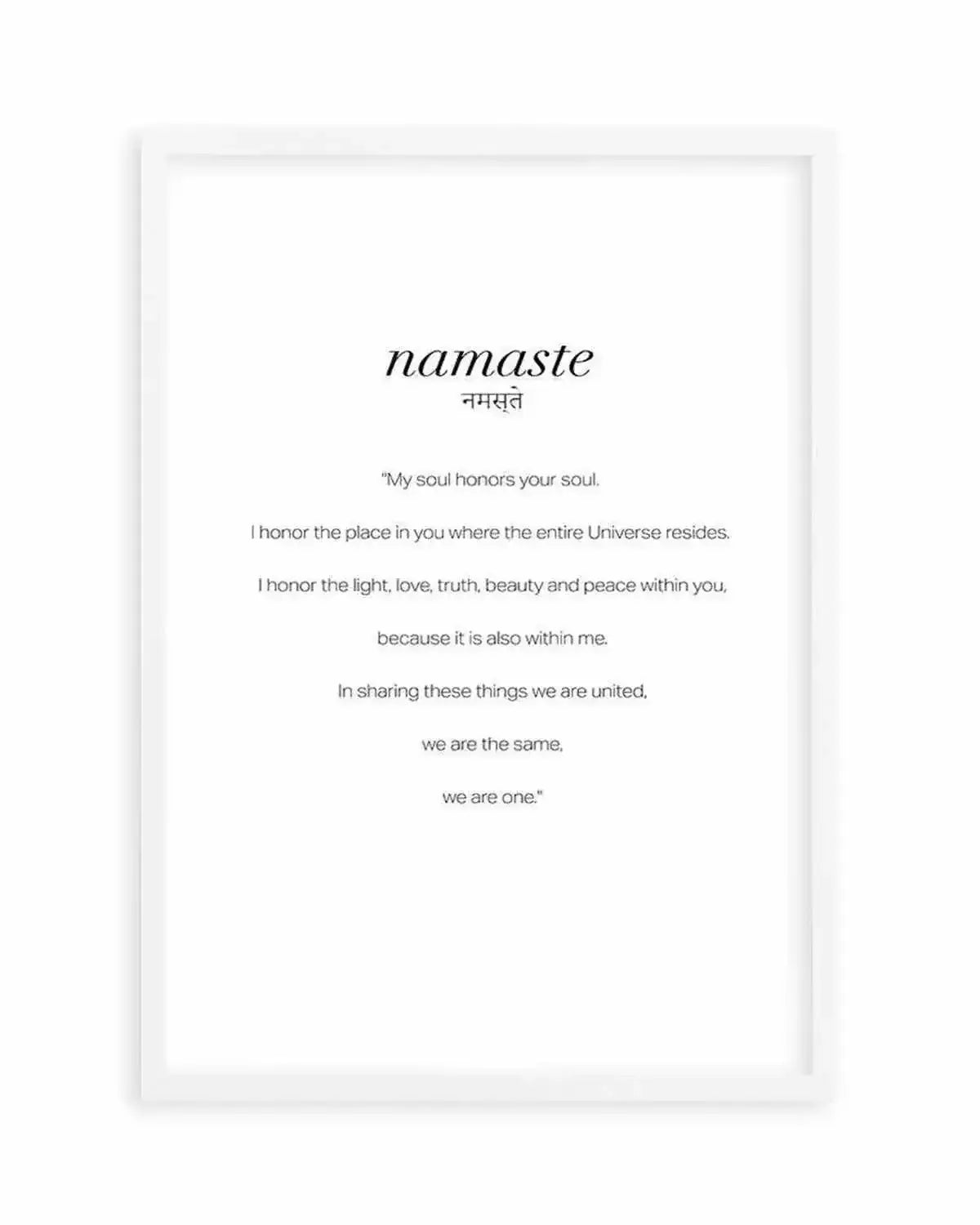 Namaste Art Print from Olive et Oriel where you can shop wallpaper and artworks online