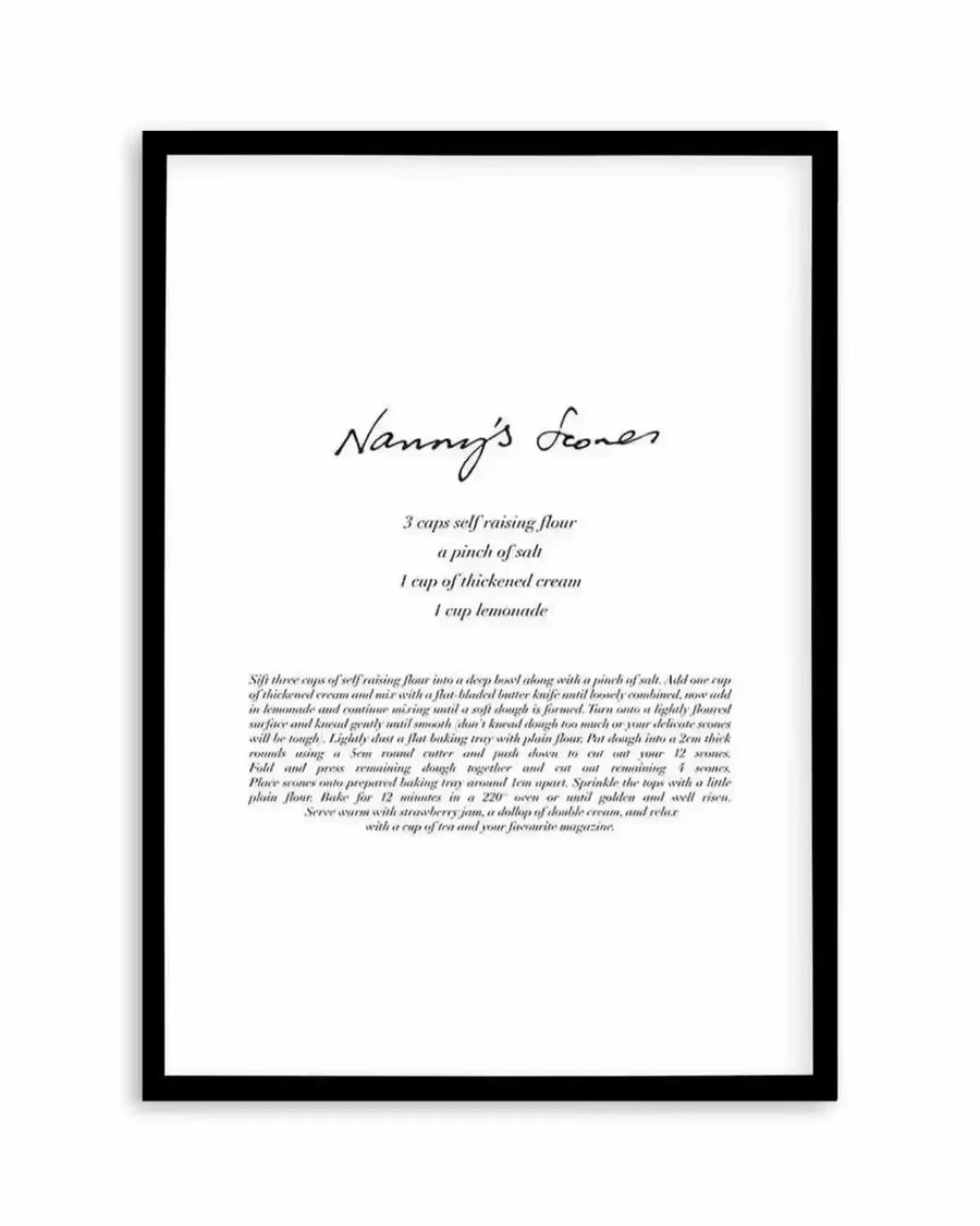 Nannys Scones Art Print from Olive et Oriel where you can shop wallpaper and artworks online