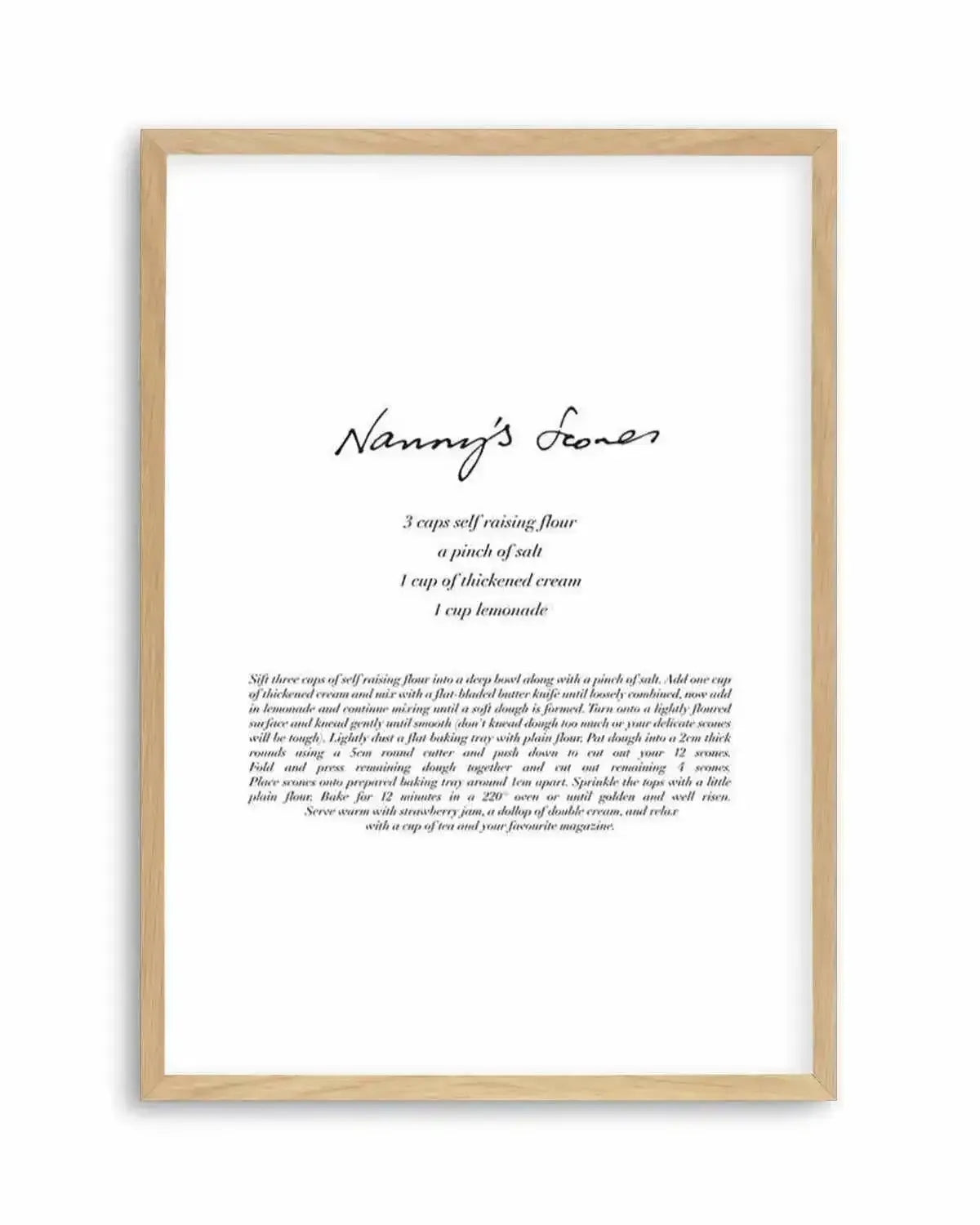 Nannys Scones Art Print from Olive et Oriel where you can shop wallpaper and artworks online