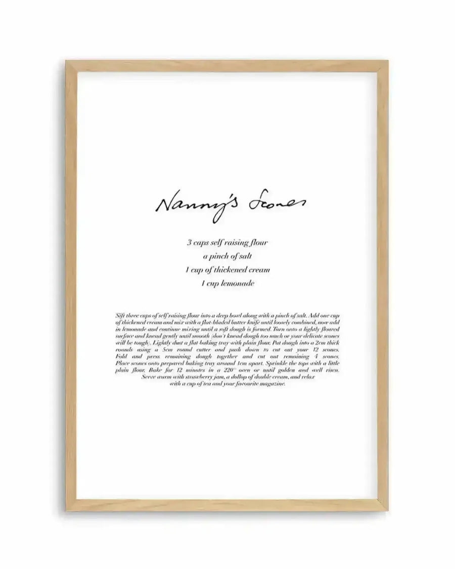 Nannys Scones Art Print from Olive et Oriel where you can shop wallpaper and artworks online