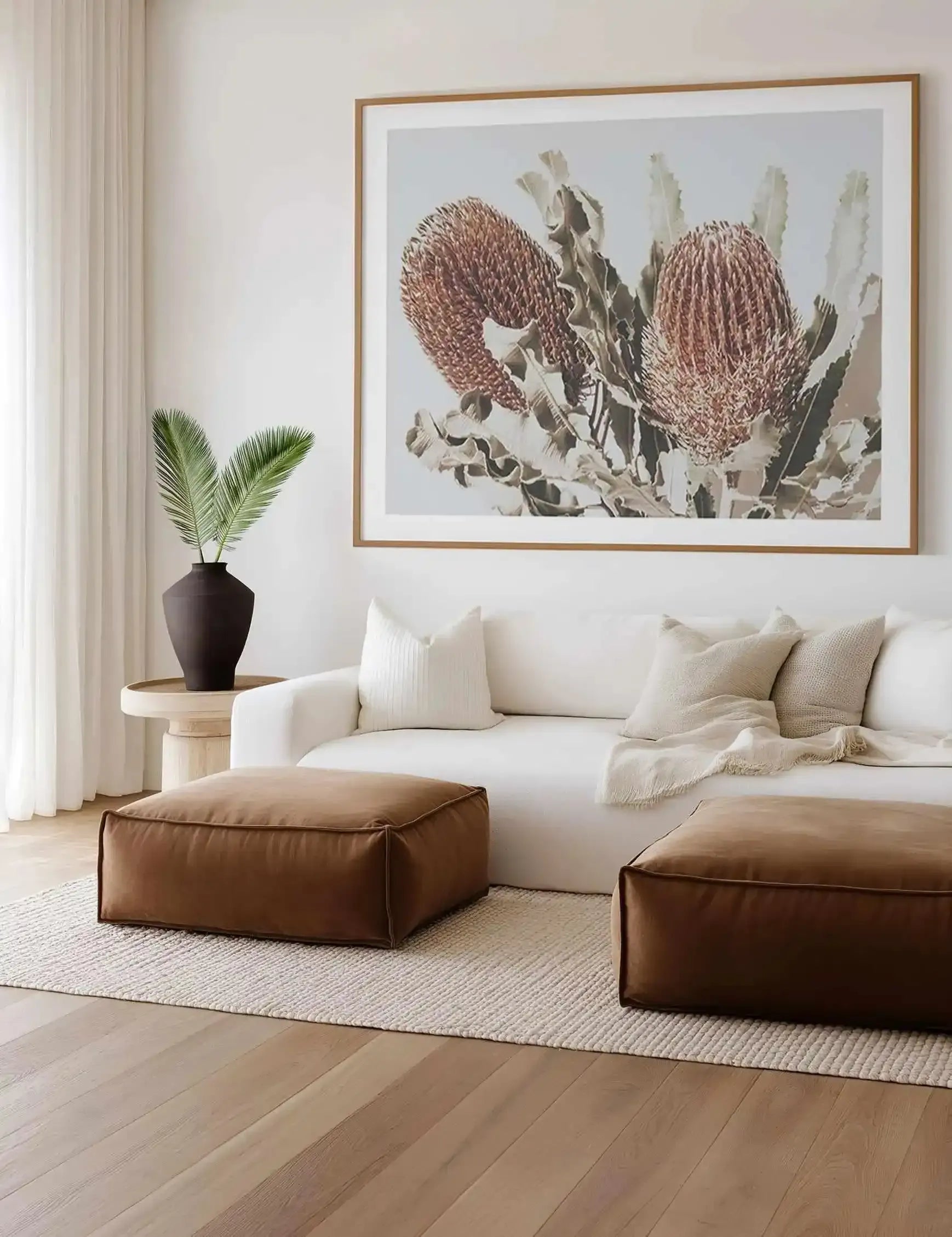 Native Banksia | LS Art Print from Olive et Oriel where you can shop wallpaper and artworks online