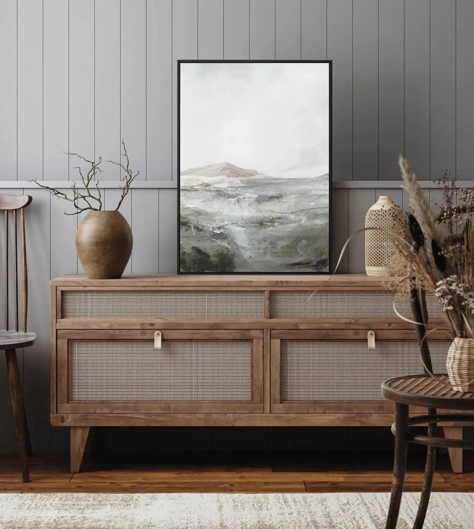 Natural Land II by Dan Hobday | Framed Canvas-CANVAS-You can shop wall art online with Olive et Oriel for everything from abstract art to fun kids wall art. Our beautiful modern art prints and canvas art are available from large canvas prints to wall art paintings and our proudly Australian artwork collection offers only the highest quality framed large wall art and canvas art Australia - You can buy fashion photography prints or Hampton print posters and paintings on canvas from Olive et Oriel 