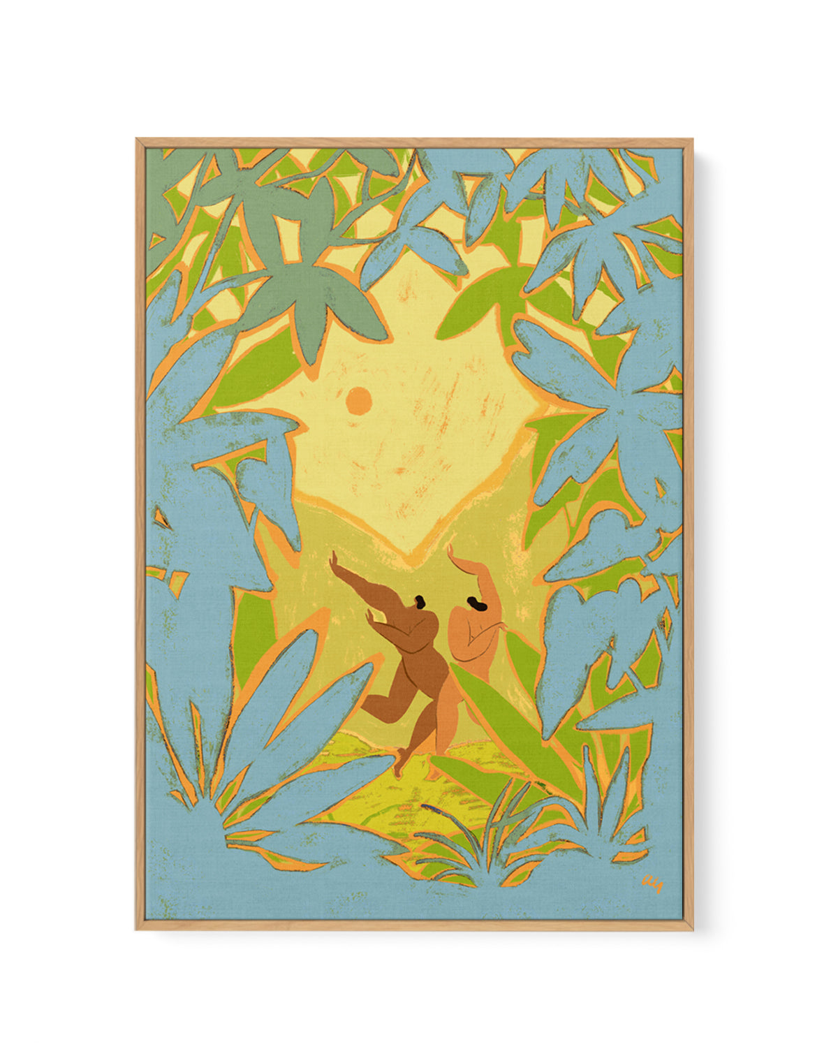 Natural State by Arty Guava | Framed Canvas Art Print