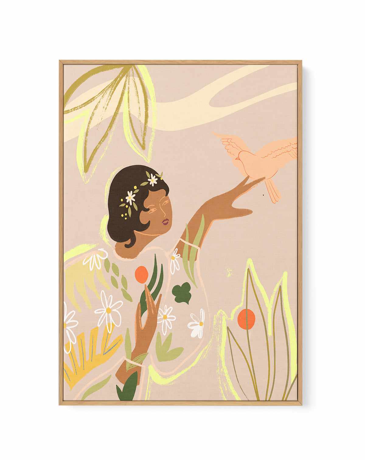 Nature Lover by Arty Guava | Framed Canvas Art Print