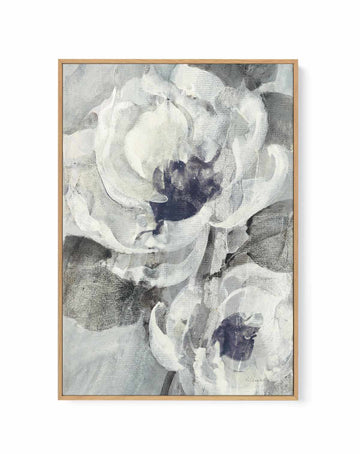 Navy Delight II | Framed Canvas Art Print from Olive et Oriel where you can shop wallpaper and artworks online
