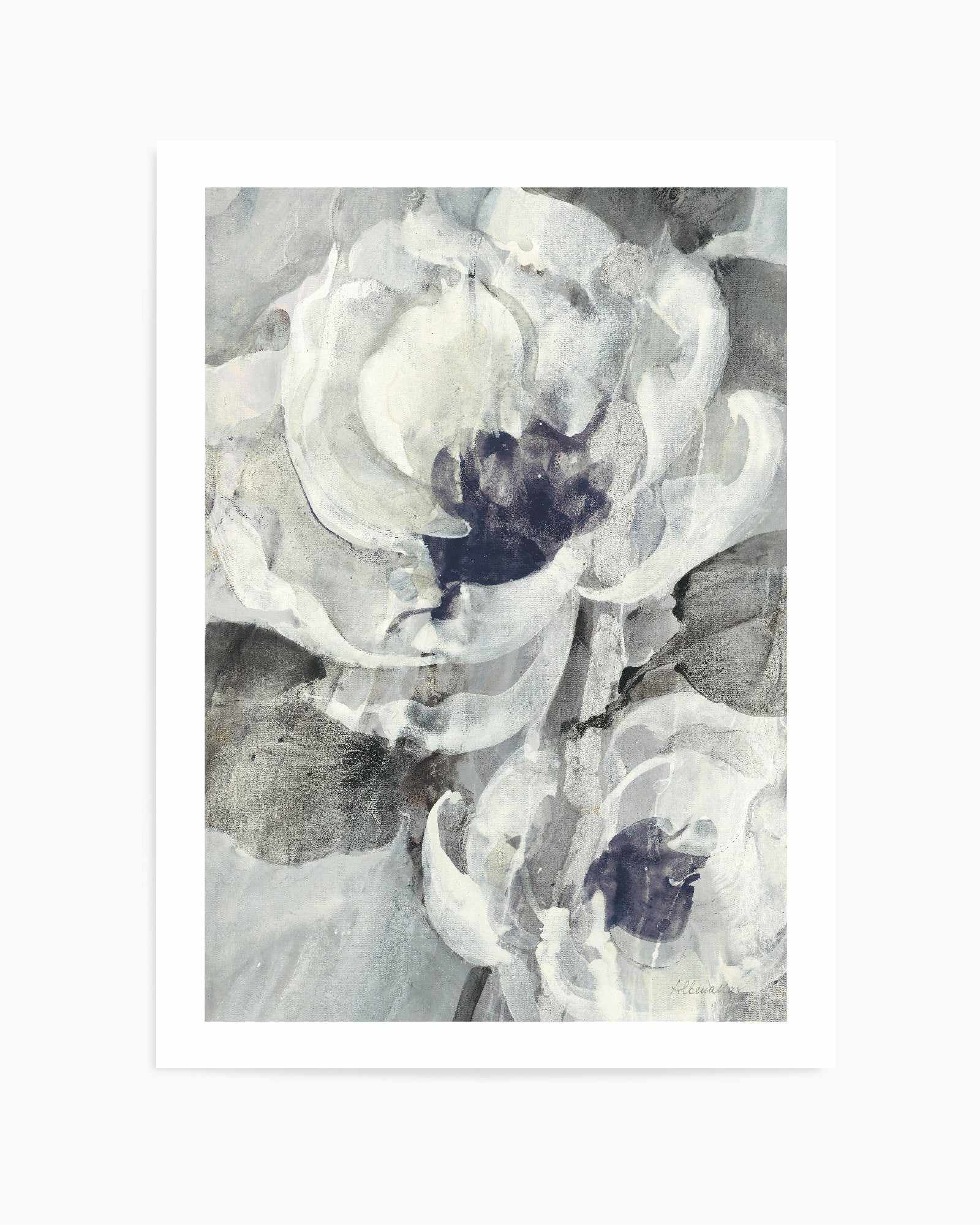 Navy Delight II | Art Print from Olive et Oriel where you can shop wallpaper and artworks online