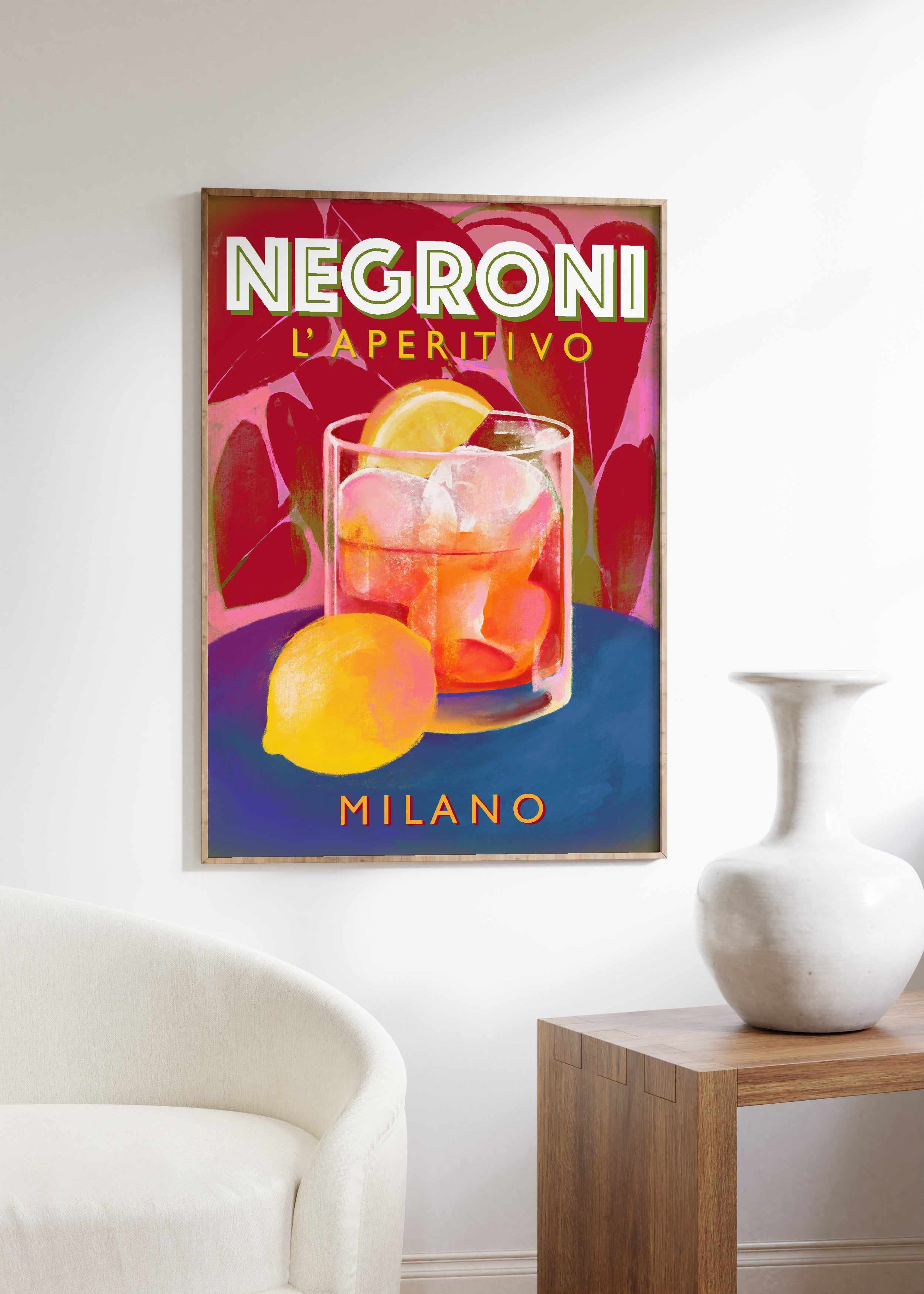 Negroni Aperitivo Milano by Marco Marella | Art Print