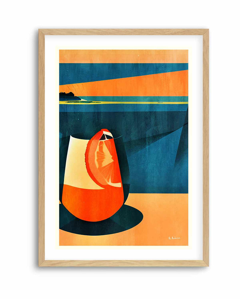 Negroni At Sunset By Bo Anderson | Art Print