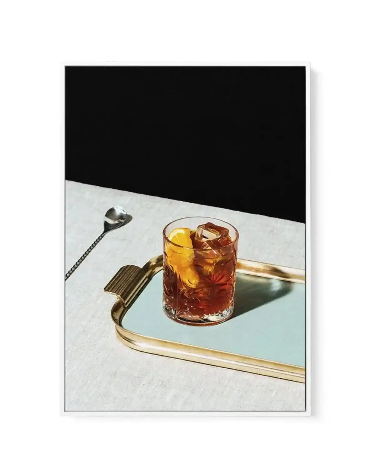 Negroni II | Framed Canvas-CANVAS-You can shop wall art online with Olive et Oriel for everything from abstract art to fun kids wall art. Our beautiful modern art prints and canvas art are available from large canvas prints to wall art paintings and our proudly Australian artwork collection offers only the highest quality framed large wall art and canvas art Australia - You can buy fashion photography prints or Hampton print posters and paintings on canvas from Olive et Oriel and have them deliv